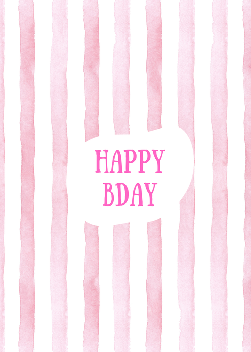 Birthday Stripes