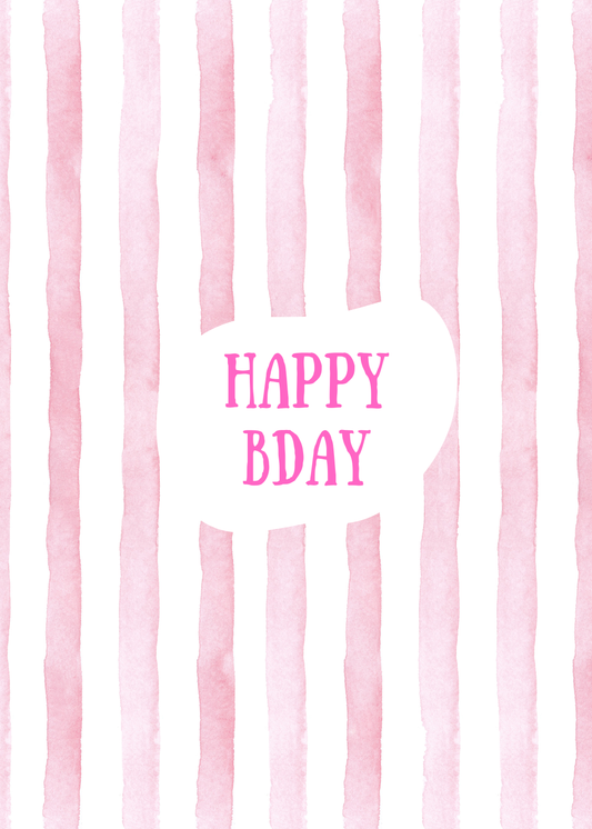 Birthday Stripes