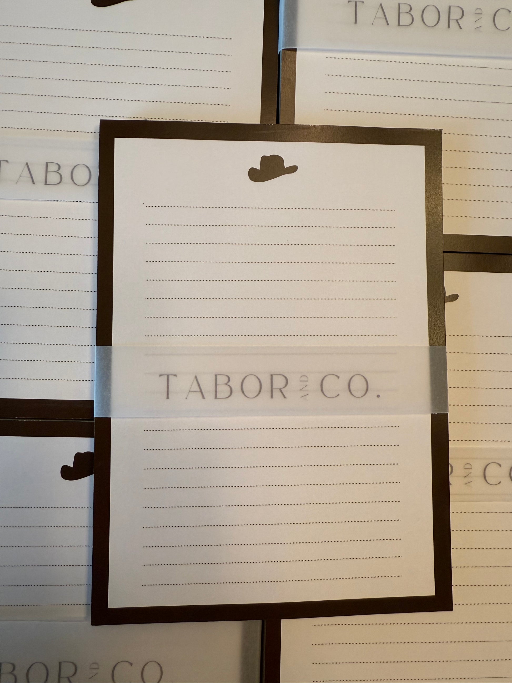 Cowboy Hat Notepad