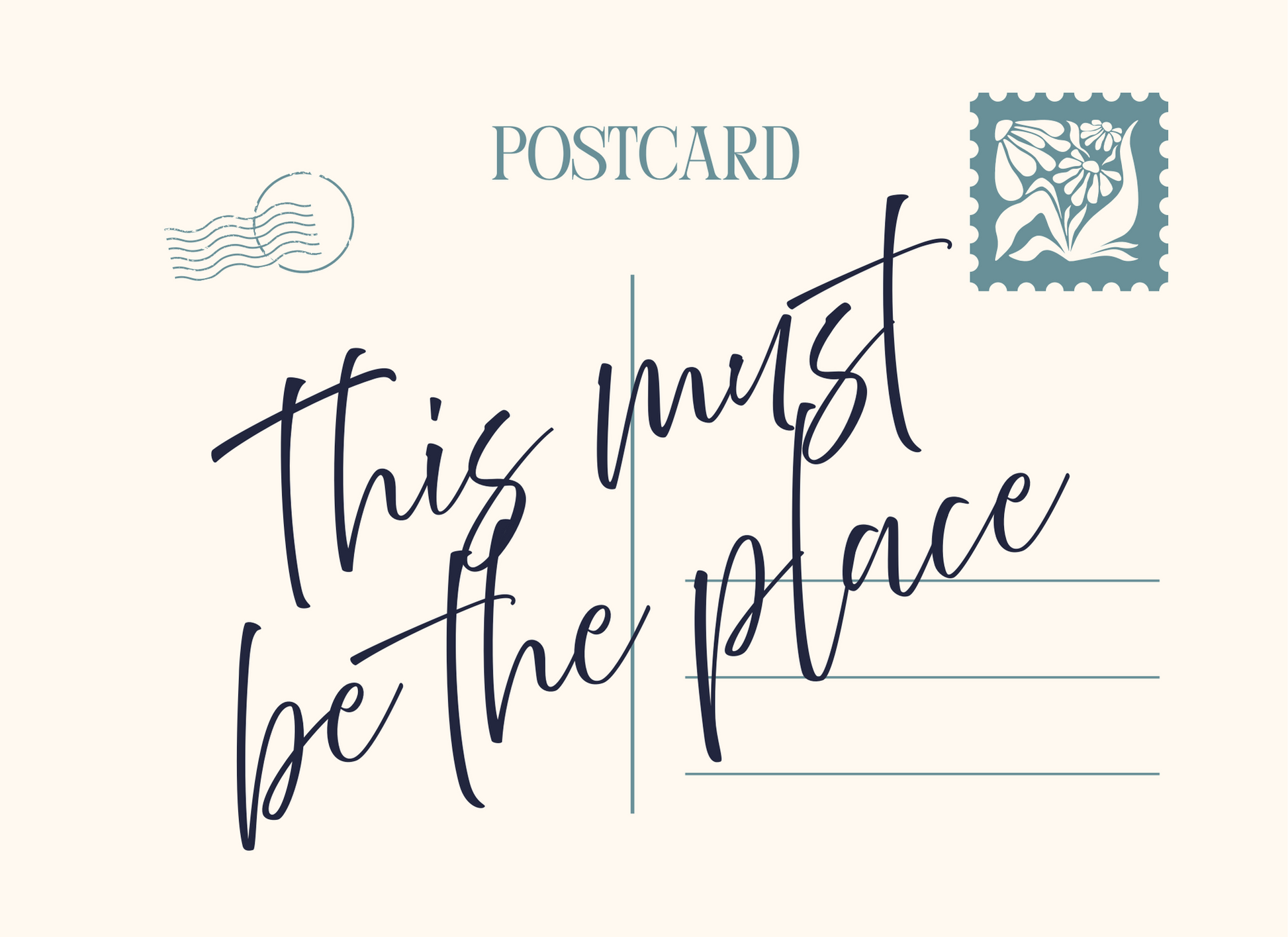This Must Be the Place Print